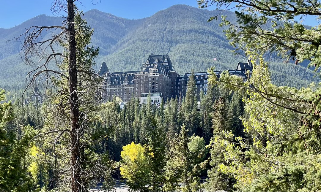 fancy hotel in Banff