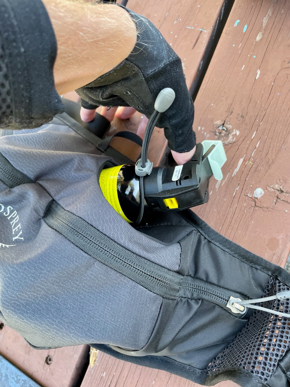 bear spray in heuptasje