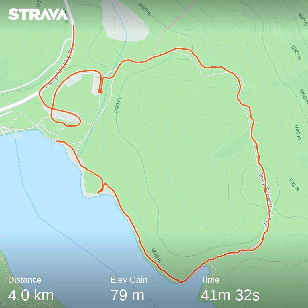 Strava Maligne Lake