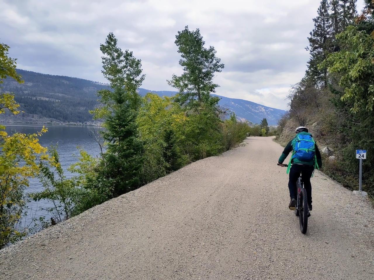 ro op de fiets bij wood lake