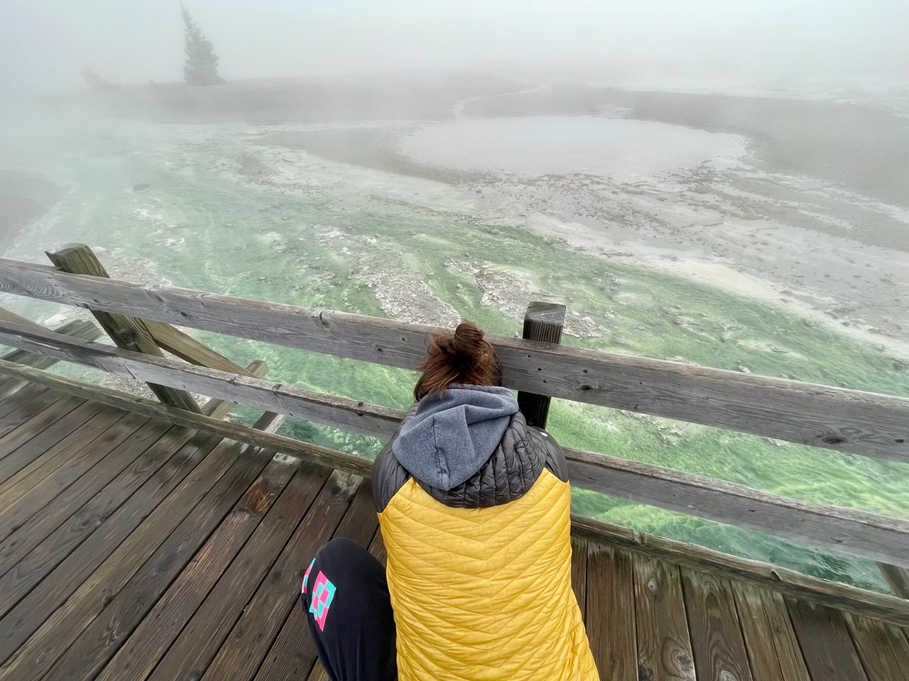 Norris Basin Ies fotografeert water