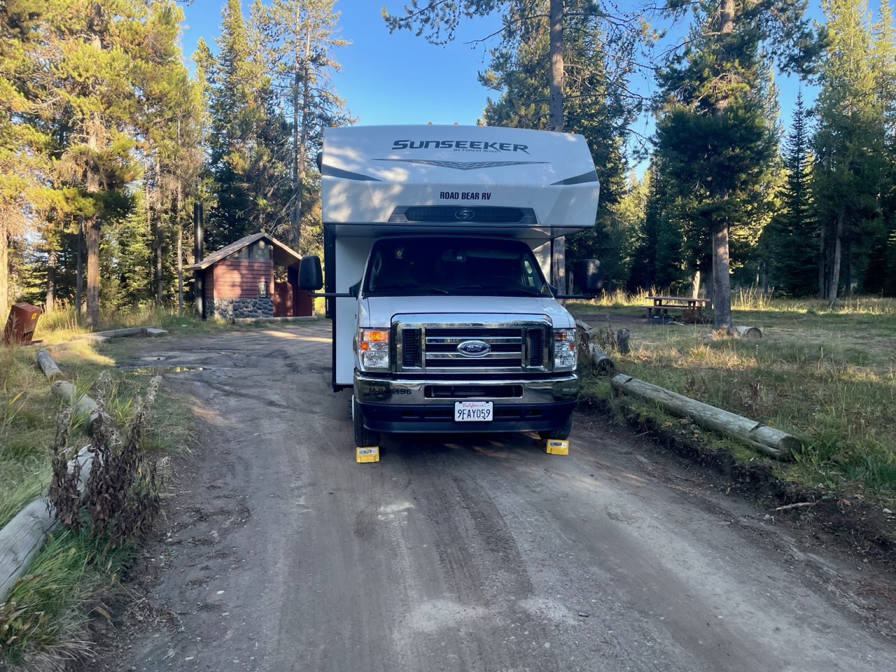 Camper Grassy Lake Campground