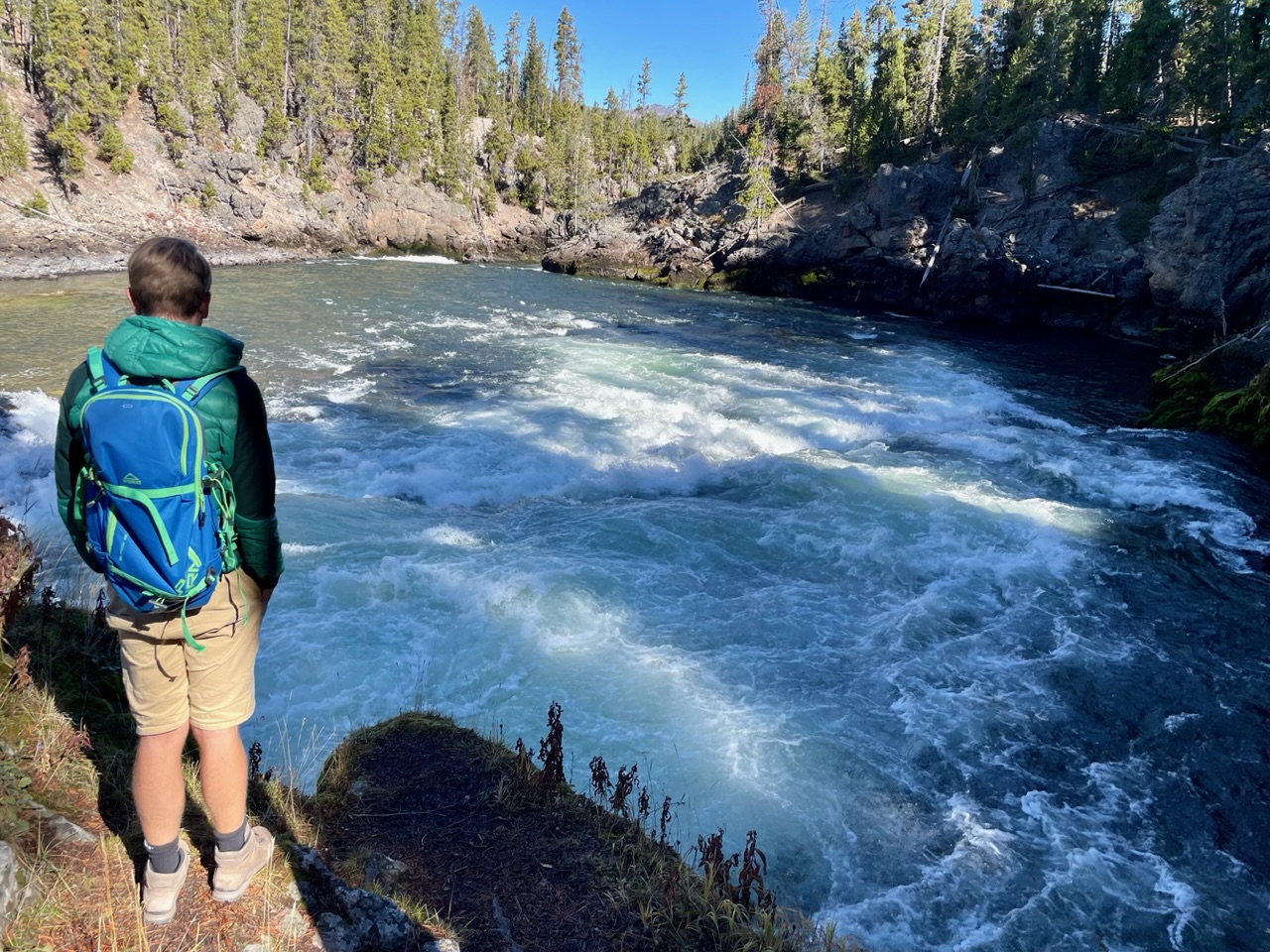 Ro klein watervalletje