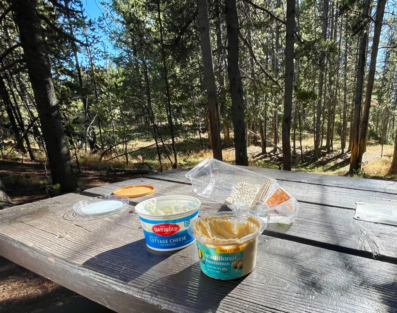 Hummus en Cottage Cheese