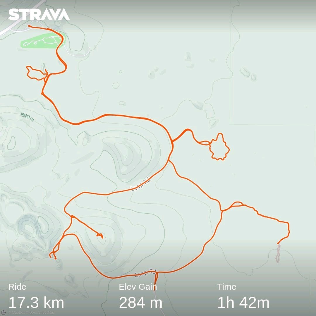 Strava Craters of the moon