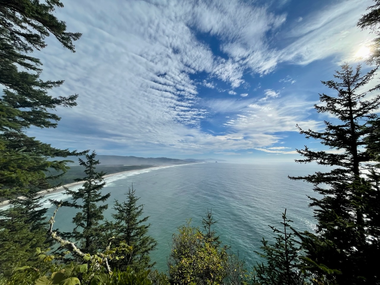 uitzicht over de zee