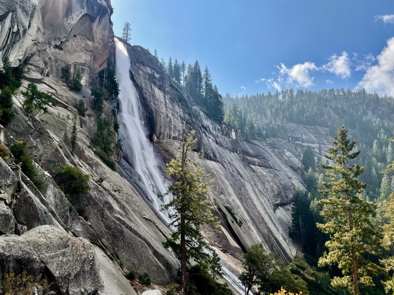 Nevada falls zijkant