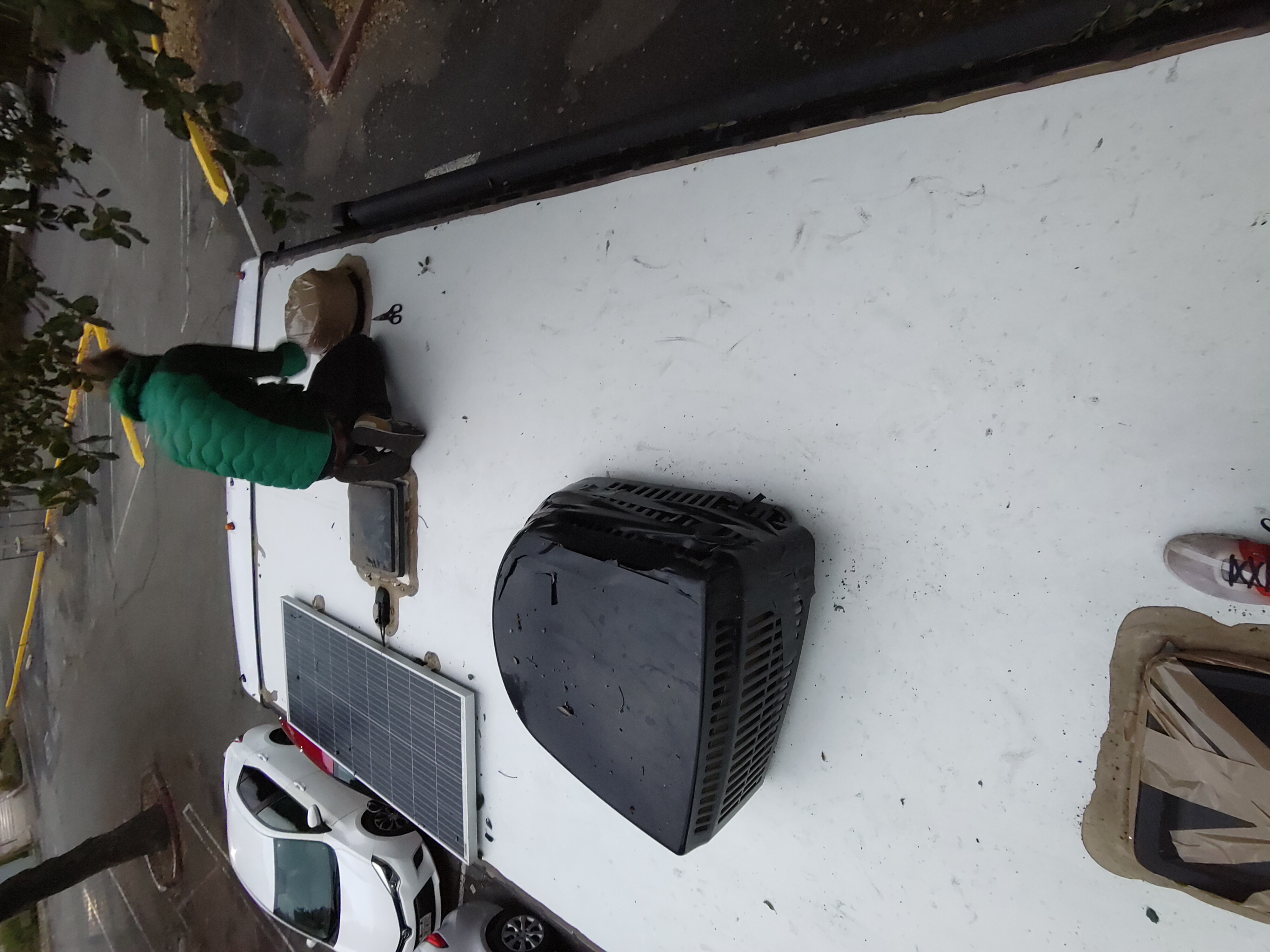 Vasttapen dak camper