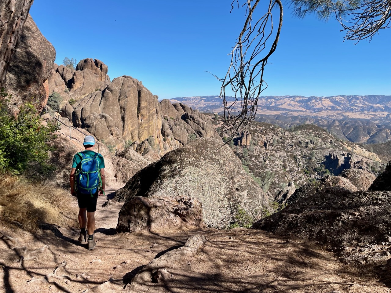 Toots wandelt in pinnacles