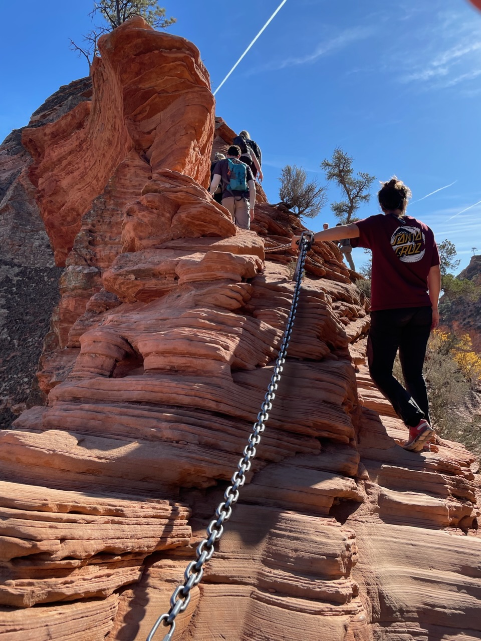 Begin kettingen Angels Landing
