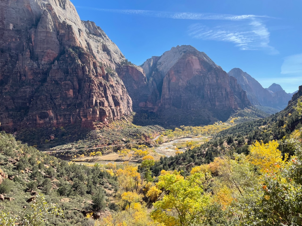 Uitzicht Zion Canyon