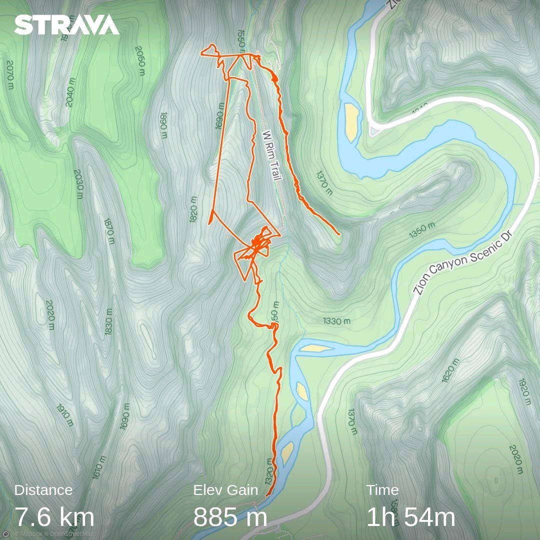 Strava Angels landing