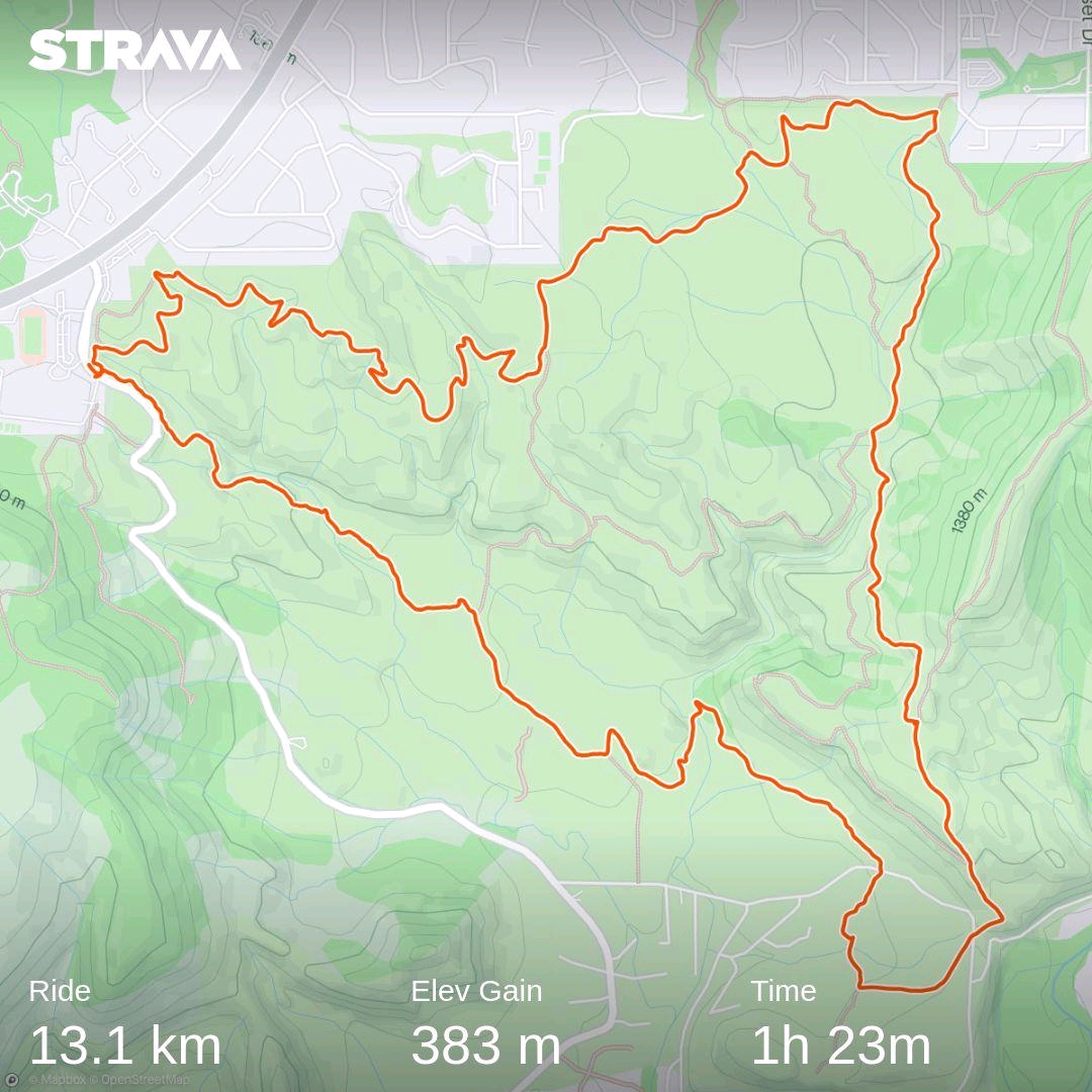 Strava kaartje sedona mtb 2