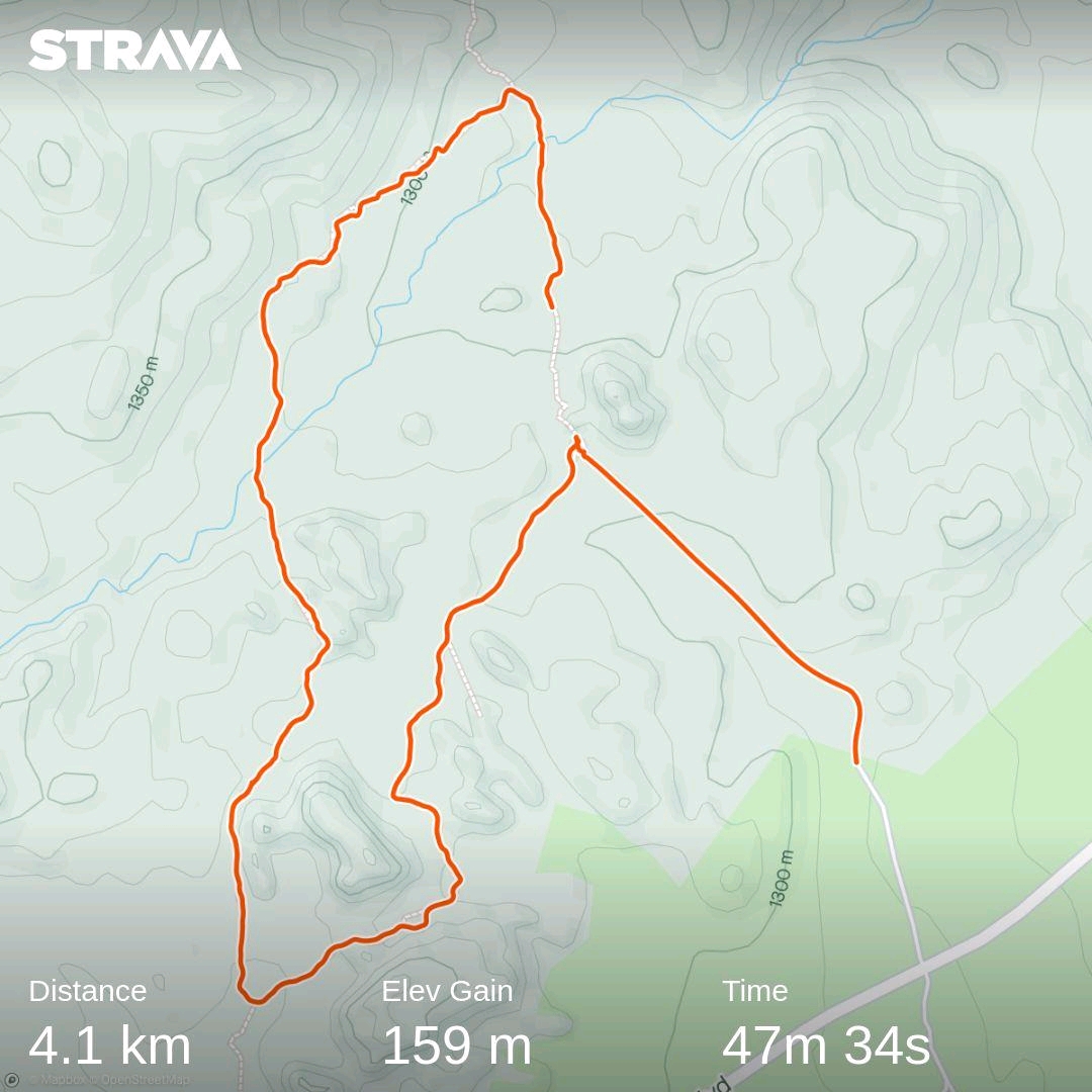 Strava kaartje split rock