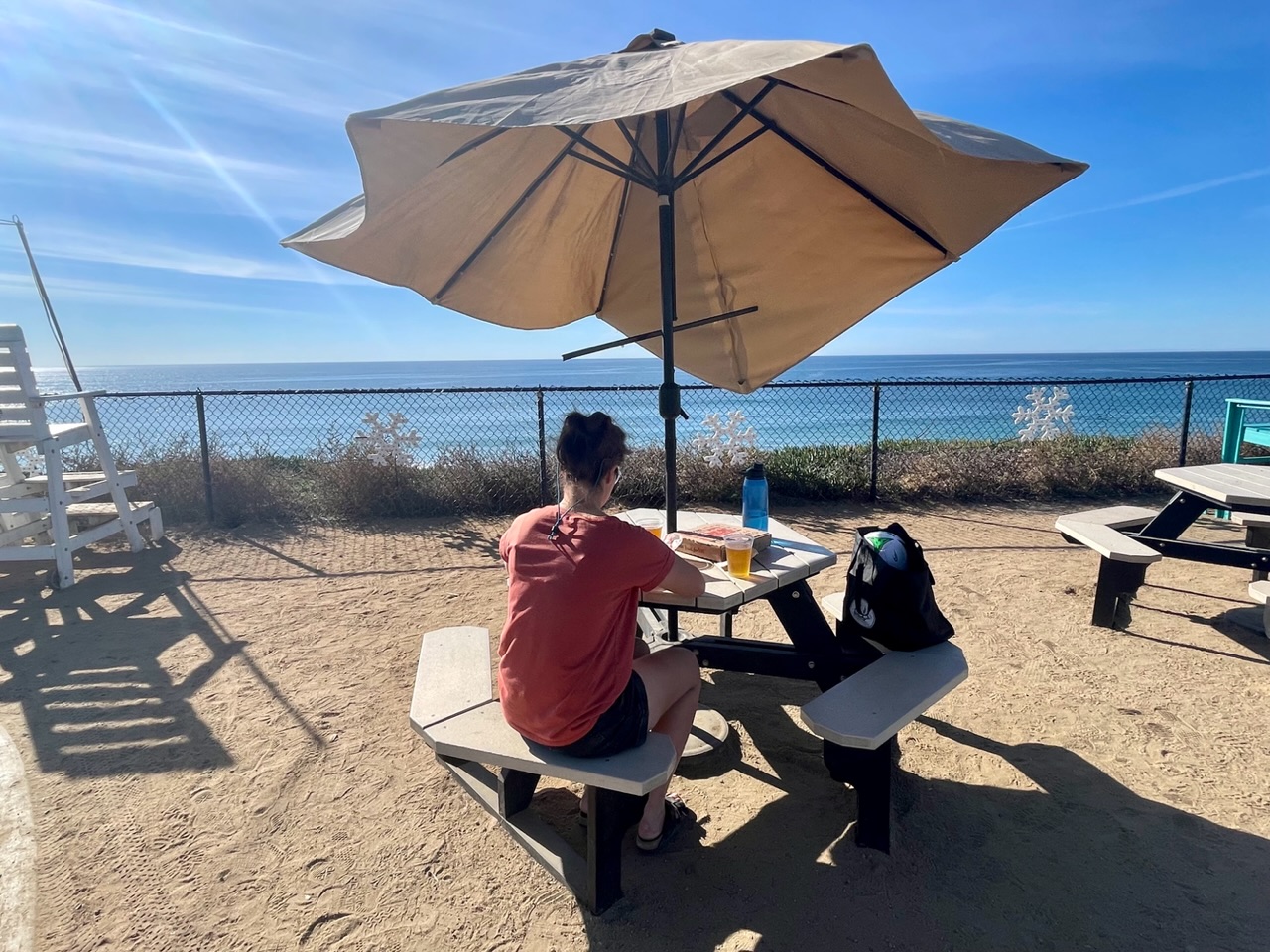 Ies onder de parasol